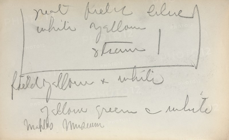 Italian Sketchbook: Notes (page 45), 1898-1899. Creator: Maurice Prendergast (American, 1858-1924).