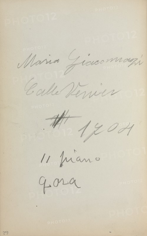 Italian Sketchbook: Notes (page 62), 1898-1899. Creator: Maurice Prendergast (American, 1858-1924).