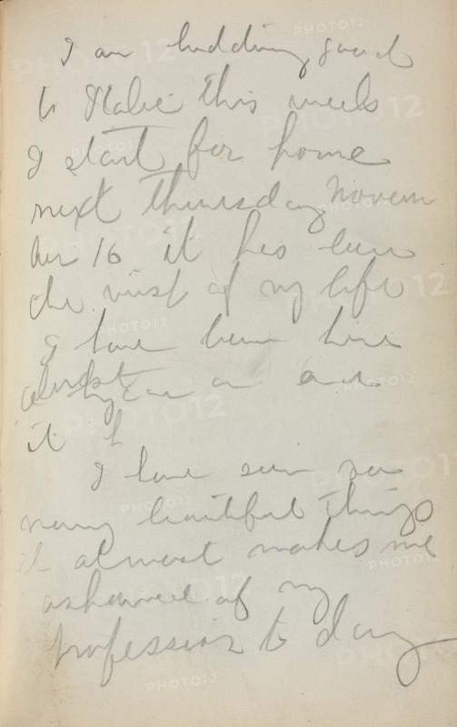 Italian Sketchbook: Notes (page 97), 1898-1899. Creator: Maurice Prendergast (American, 1858-1924).