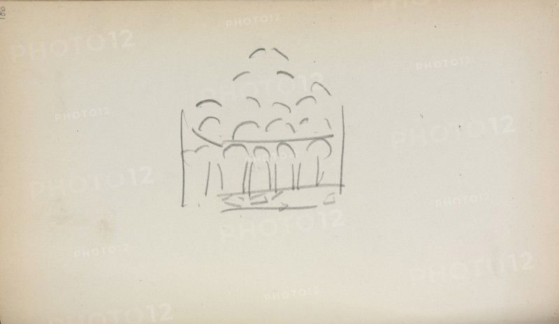 Italian Sketchbook: San Marco (page 186), 1898-1899. Creator: Maurice Prendergast (American, 1858-1924).