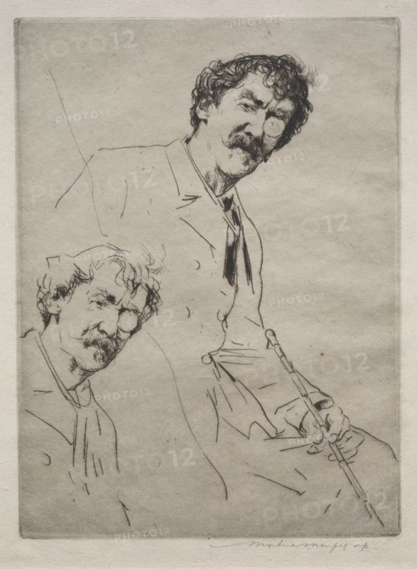 James MacNeill Whistler. Creator: Mortimer Menpes (British, 1860-1938).