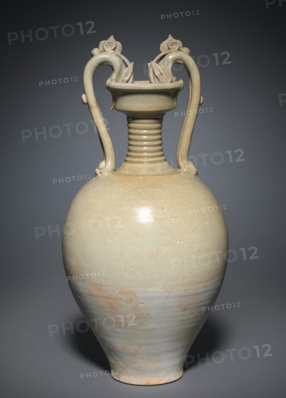 Jar (Amphora) with Dragon Handles, 600s. Creator: Unknown.