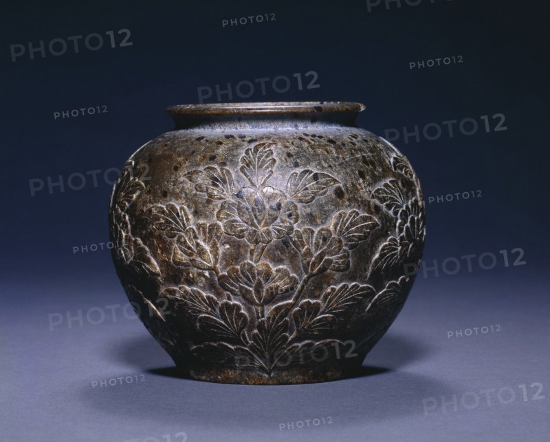 Jar with Floral Decoration, c. 700-750. Creator: Unknown.