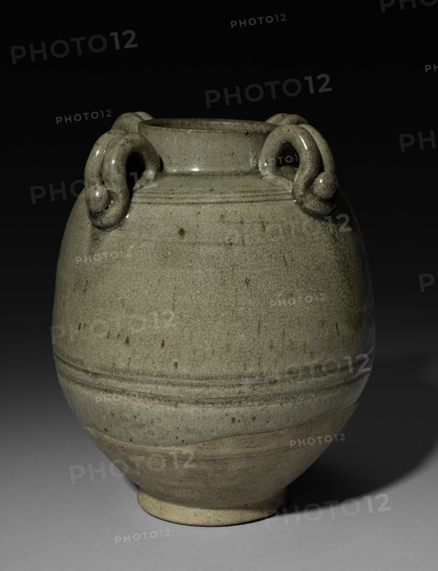 Jar with Four Loop-Handles, 6th Century. Creator: Unknown.