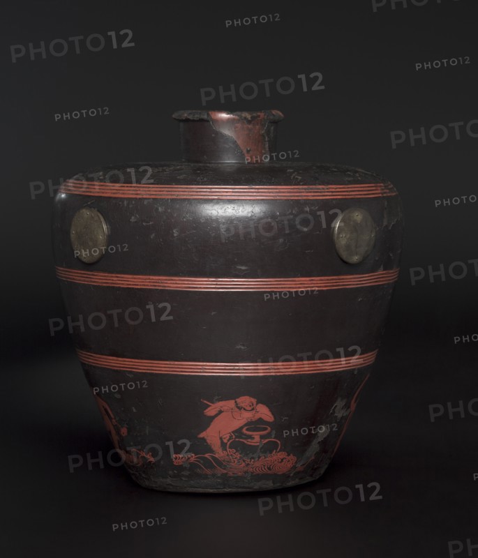 Jar with Scenes of Frolicking Monkeys, 1302. Creator: Unknown.