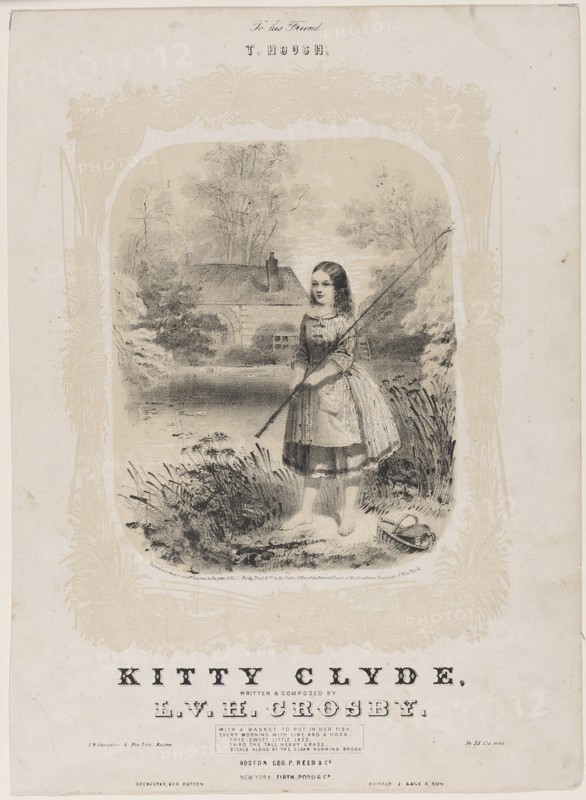 Kitty Clyde, 1854. Creator: Unknown.