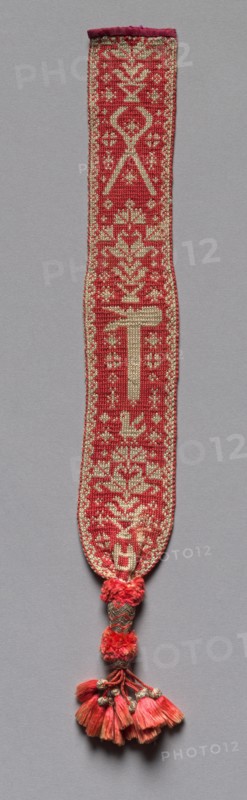 Knitted Bible Mark (Four of Four), 18th-19th century. Creator: Unknown.