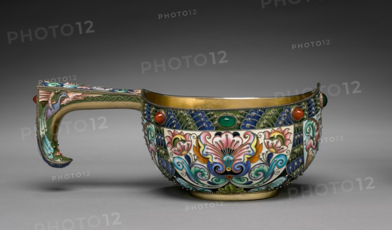 Kovsh (Wine Vessel), 1896-1906. Creator: House of Fabergé (Russian, 1842-1918); Fedor I. Rückert (Russian, 1840-1917), attributed to.
