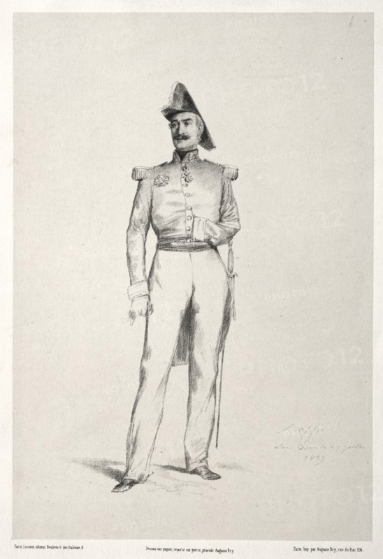 La Maréchal Baraquey dHilliers, 1859. Creator: Auguste Raffet (French, 1804-1860).