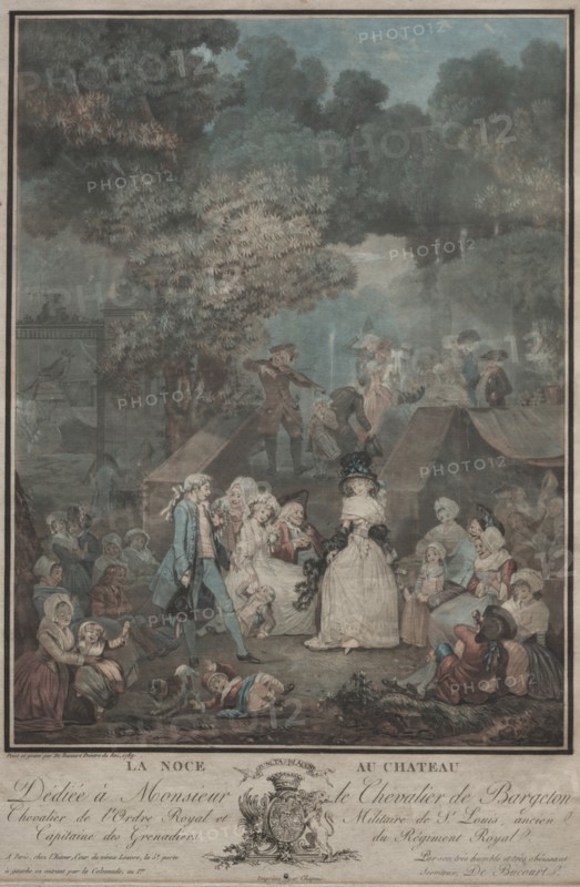 La Noce au Château, 1789. Creator: Philibert Louis Debucourt (French, 1755-1832).