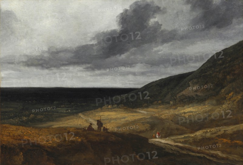 Landscape Near Paris, c. 1840. Creator: Georges Michel (French, 1763-1843), attributed to.