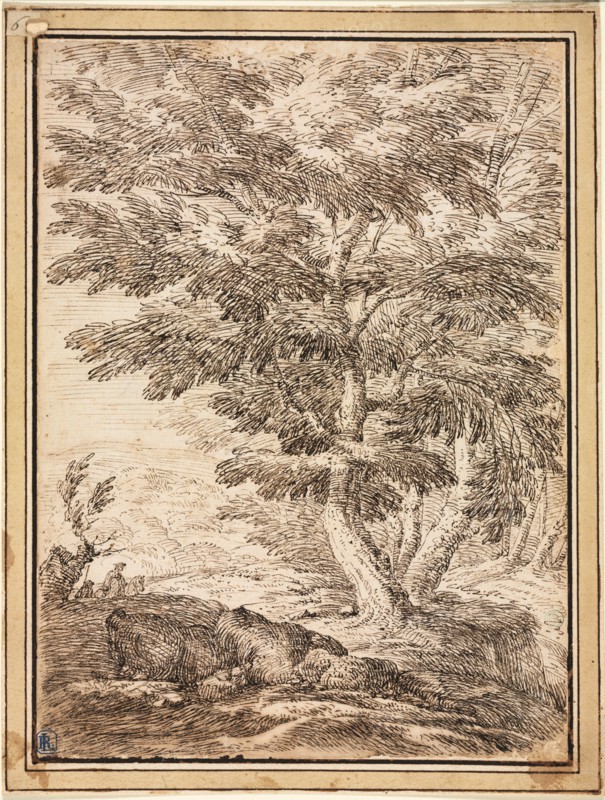 Landscape with Clump of Trees, 17th century. Creator: Unknown.