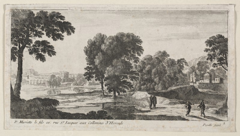 Landscape with Figures. Creator: Gabriel Perelle (French, c. 1603-1677).