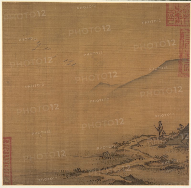 Landscape with Flying Geese, mid-1200s. Creator: Ma Lin (Chinese, c. 1185-after 1260).