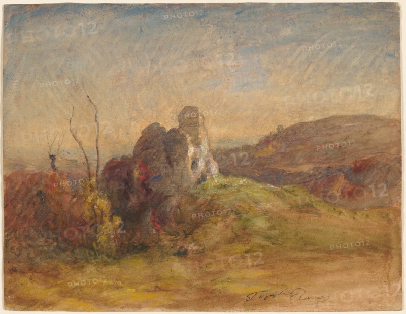 Landscape, 1870-1884. Creator: François-Auguste Ravier (French, 1814-1895).