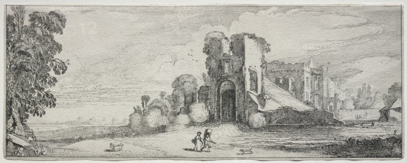 Landscapes and Ruins: Brederode Castle. Creator: Jan van de Velde (Dutch, 1593-1641).