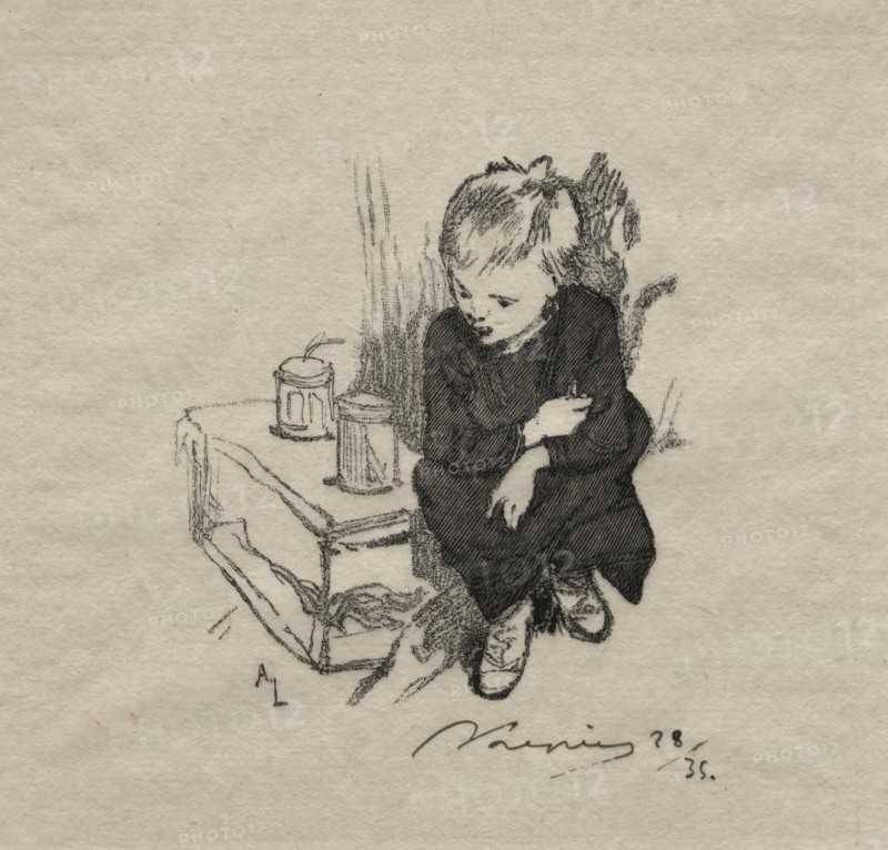Le gamin a lorset, 1889. Creator: Auguste Louis Lepère (French, 1849-1918).