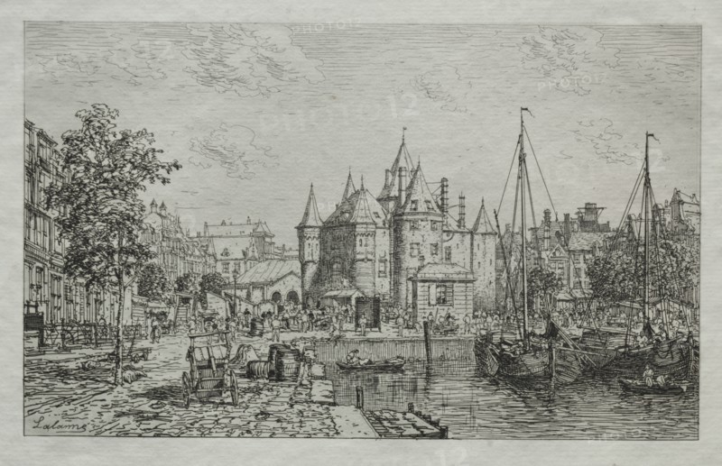 Le Haag à Amsterdam. Creator: Maxime Lalanne (French, 1827-1886).
