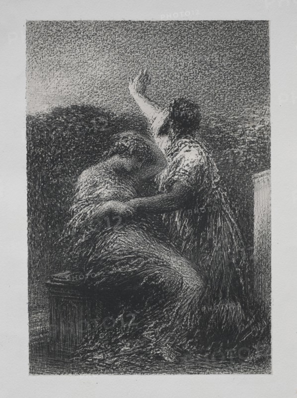Le mage Baltajar et Fatime, 1891. Creator: Henri Fantin-Latour (French, 1836-1904).