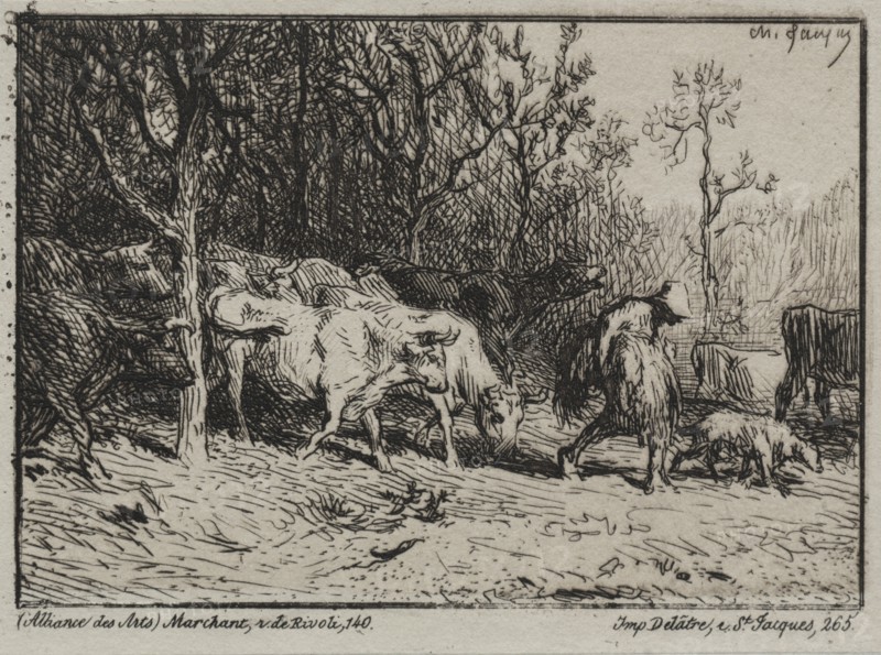 Le Vacheur. Creator: Charles-Émile Jacque (French, 1813-1894).