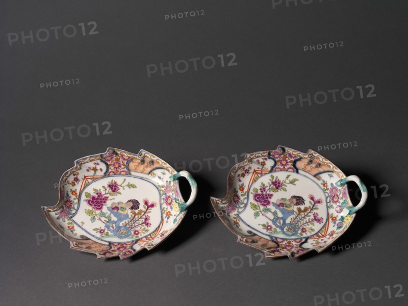 Leaf Dishes, c. 1735. Creator: Meissen Porcelain Factory (German); Johann David Kretschmar (German), possibly by.