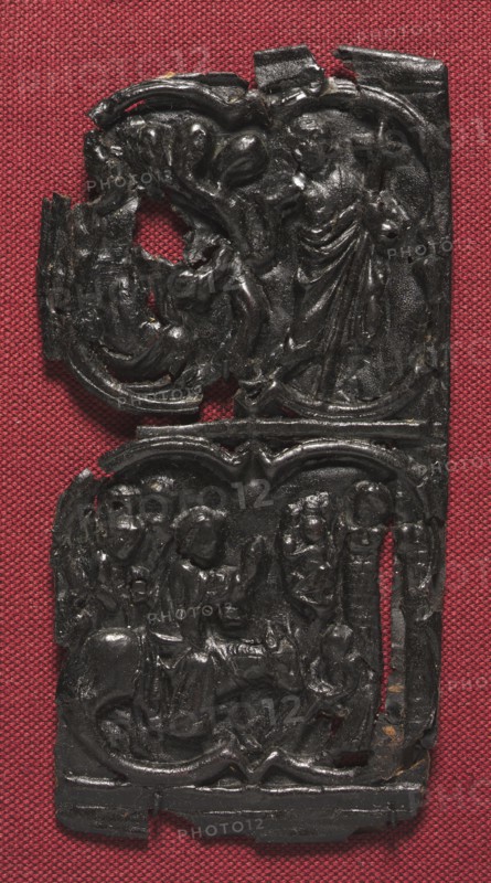 Leather Panel, c. 1350-1400. Creator: Unknown.