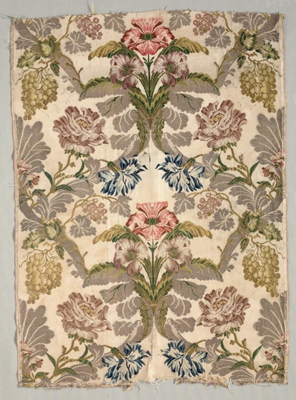 Length of Brocade Textile, 18th century. Creator: Unknown.