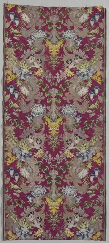 Length of Silk Brocade, 1700-1750. Creator: Unknown.