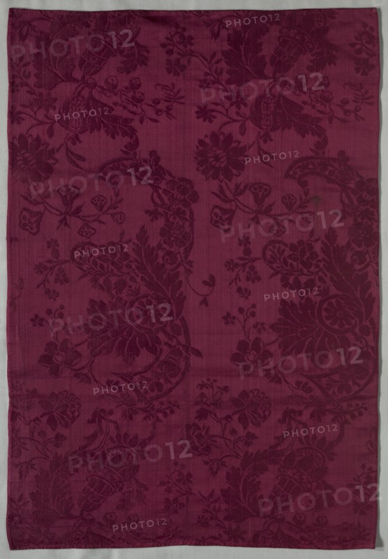 Length of Silk Damask Textile, early 1700s. Creator: Unknown.