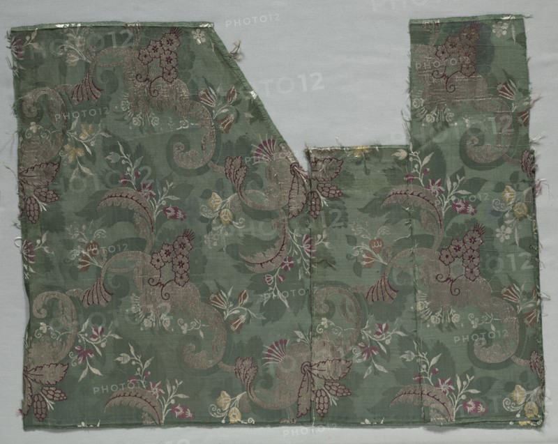 Length of Silk Damask, 1700s. Creator: Unknown.