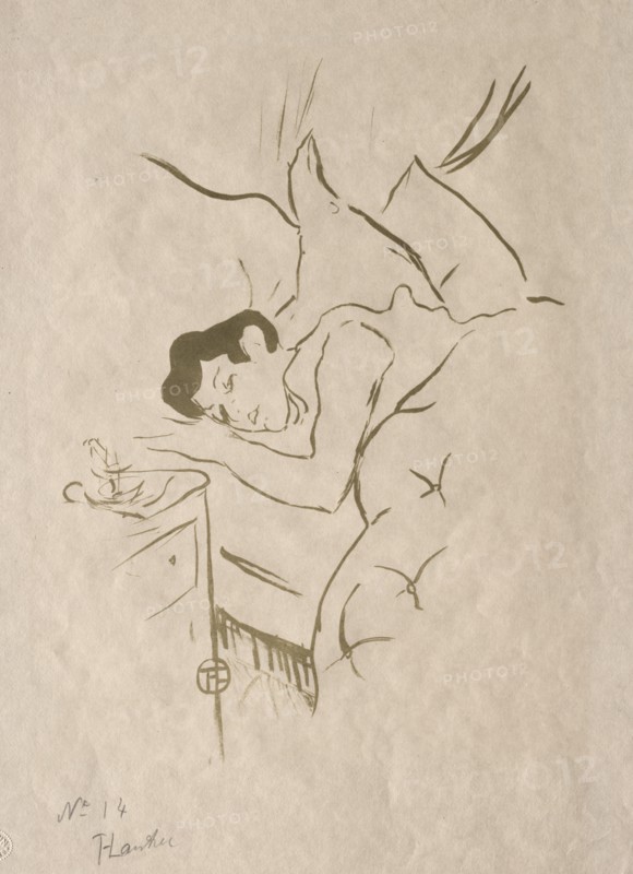 Les Vieilles histoires: Ta Bouche, 1893. Creator: Henri de Toulouse-Lautrec (French, 1864-1901).
