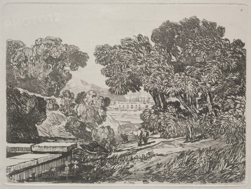 Liber Studiorum: A Study, 1838. Creator: John Sell Cotman (British, 1782-1842).