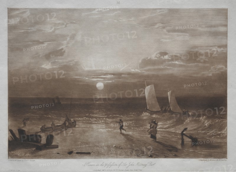 Liber Studiorum: Mildmay Sea-piece. Creator: Joseph Mallord William Turner (British, 1775-1851).