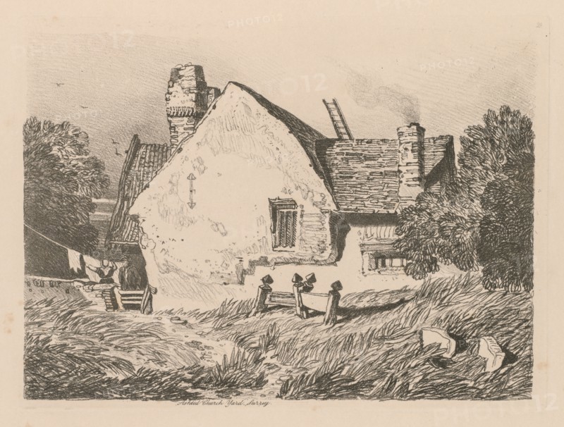 Liber Studiorum: Plate 39, View at Ashdted, Surrey, 1838. Creator: John Sell Cotman (British, 1782-1842).