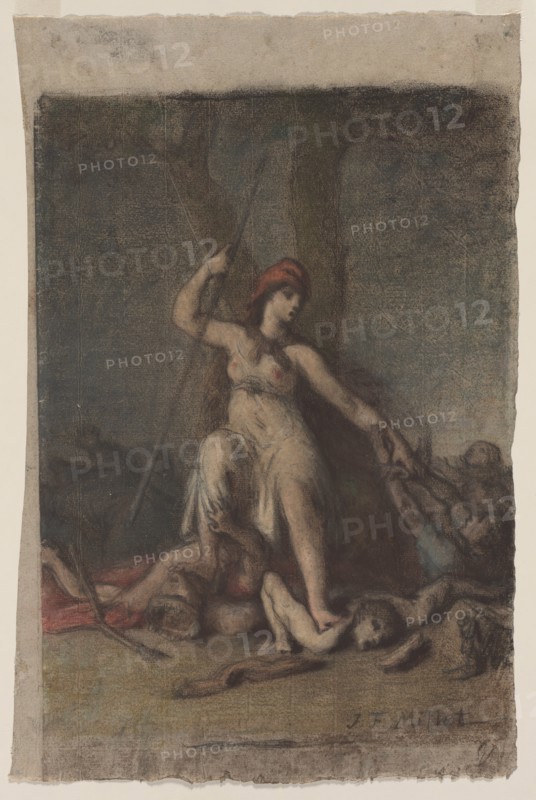 Liberty, probably 1848. Creator: Jean-François Millet (French, 1814-1875).