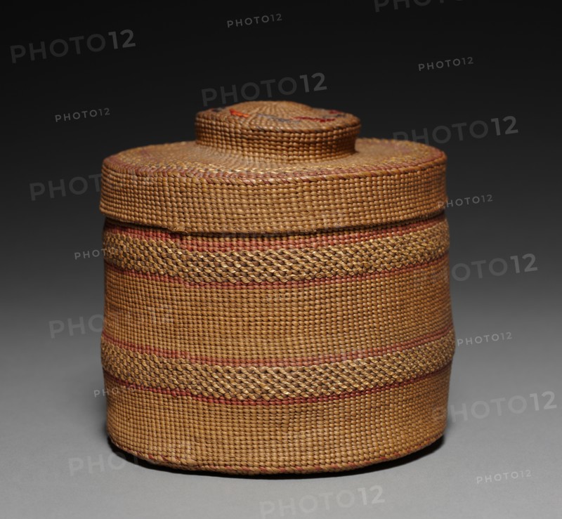 Lidded Basket, Unassigned, before 1917. Creator: Unknown.