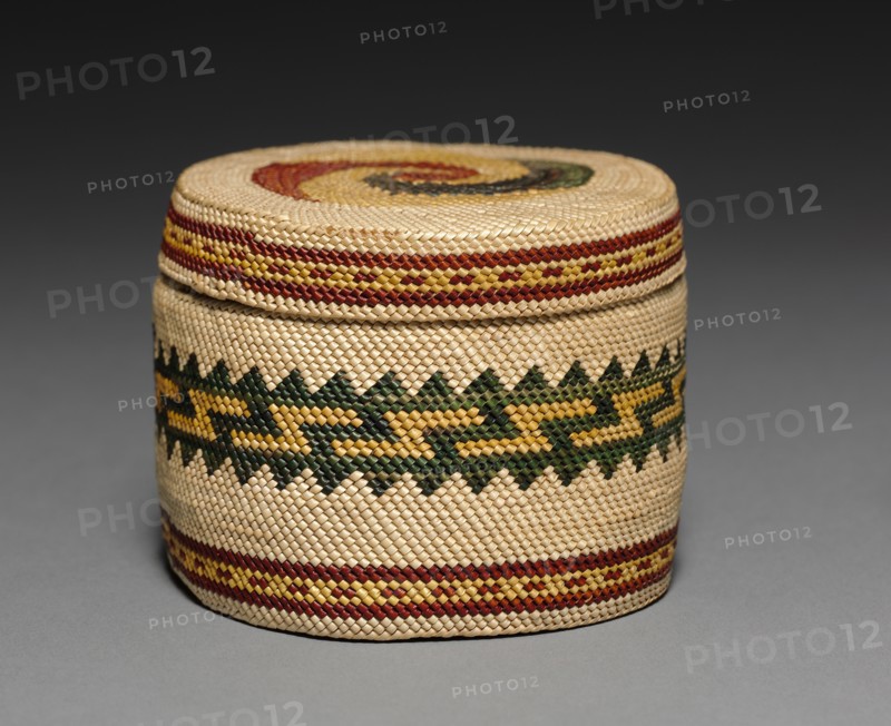 Lidded Bowl, c 1875- 1925. Creator: Unknown.