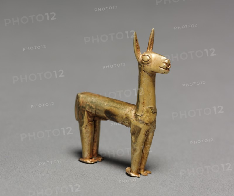 Llama Figurine, 1400-1532. Creator: Unknown.
