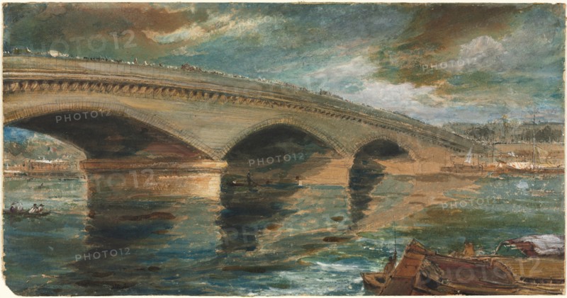 London Bridge. Creator: James Holland (British, 1800-1870).