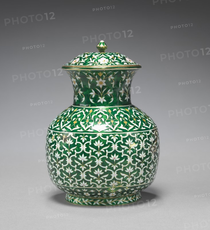 Lota: Covered Jar on Narrow Foot, c. 1700. Creator: Unknown.