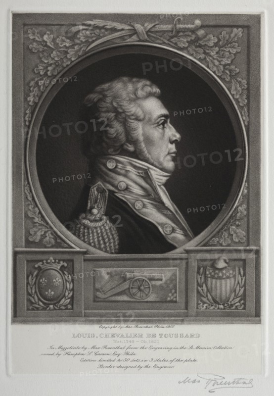 Louis, Chevalier de Toussard, 1900. Creator: Max Rosenthal (American, 1833-1918).