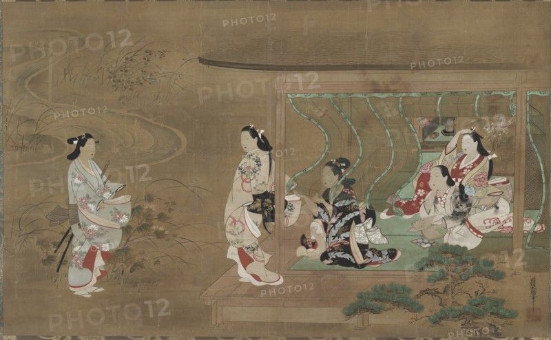 Lover's Visit, 1680-1730. Creator: Tamura Suio (Japanese).