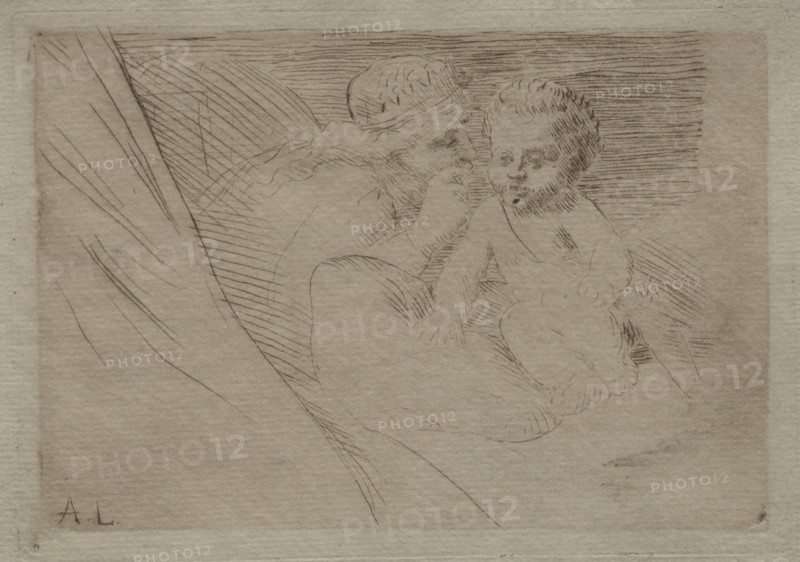 Mab et Cupidon. Creator: Alphonse Legros (French, 1837-1911).