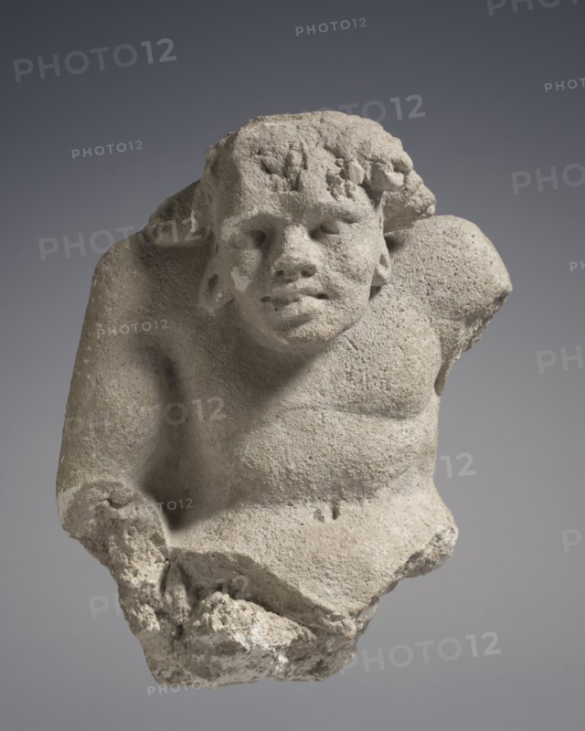 Male Atlantean Figure, 300s. Creator: Unknown.