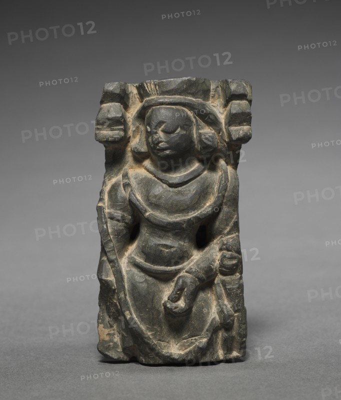 Male Figure, Possibly Indra, 300s-400s. Creator: Unknown.