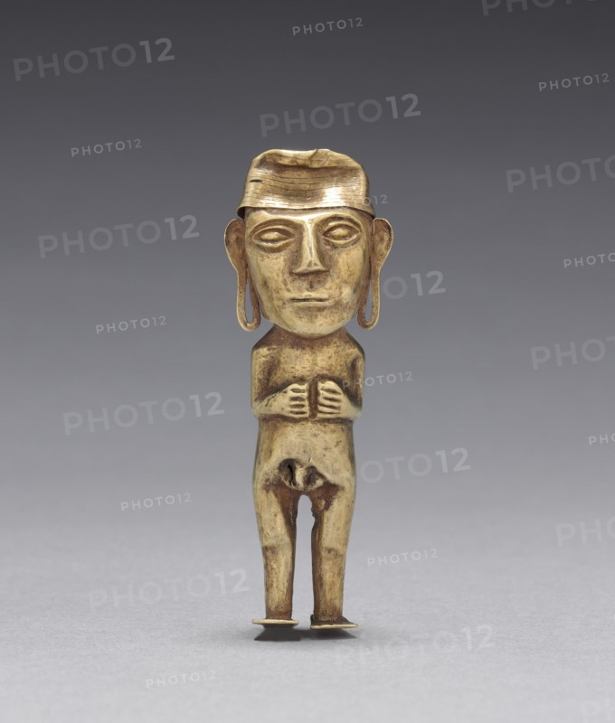 Male Figurine, 1400-1532. Creator: Unknown.