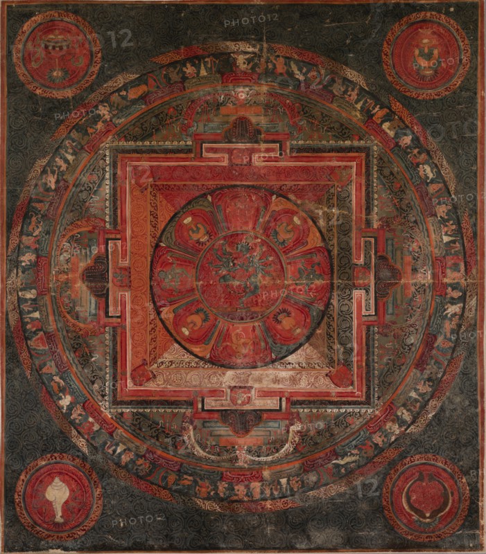 Mandala, late 15th century. Creator: Unknown.