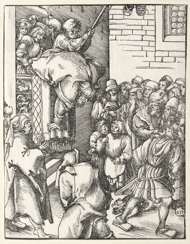 Martyrdom of St. James the Less. Creator: Lucas Cranach (German, 1472-1553).