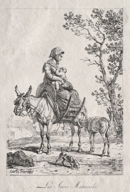 Maternal Care. Creator: Carle Vernet (French, 1758-1836).