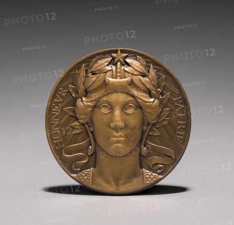Medal (obverse), 1914-1916. Creator: Auguste Dujardin (French, 1847-1918).